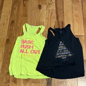 Orangetheory Lime and Black Women's Tank Tops